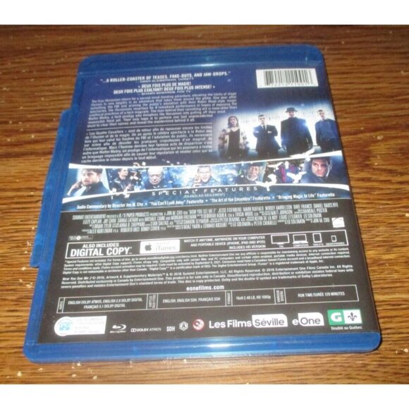 Now You See Me 2 (Blu-ray Disc, 2016, Canadian) with slip cover - Picture 5 of 5